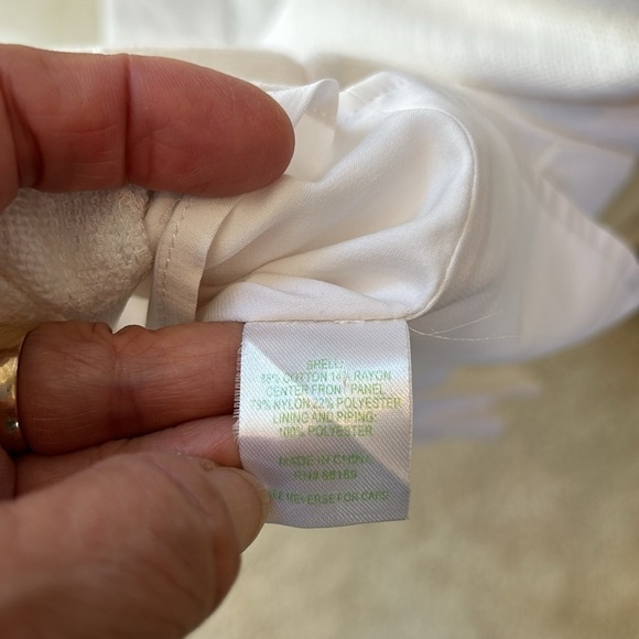 Lilly Pulitzer Idola Resort White Pique Dress Size 4 - Picture 4 of 8